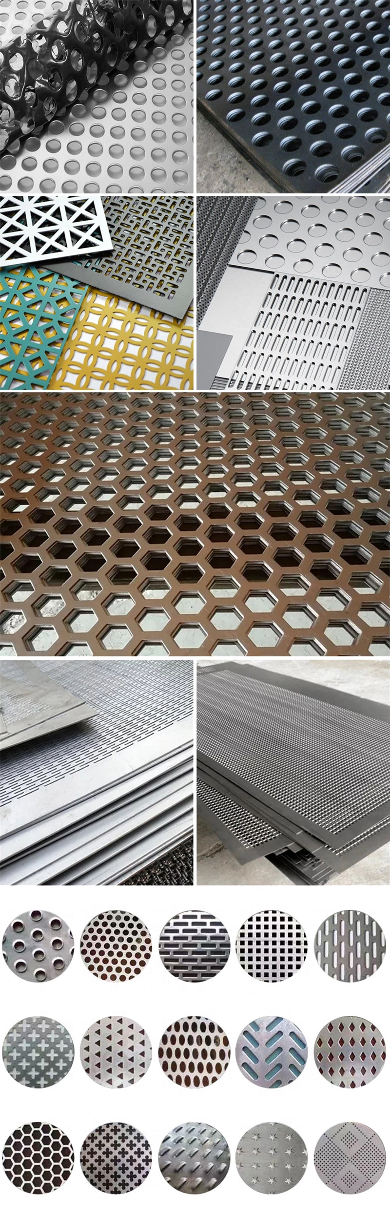 China Supplier Grille/Hexagon Perforated Metal Plate Duplex 2205 2507 Manufacturers of Round Hole Mild Steel