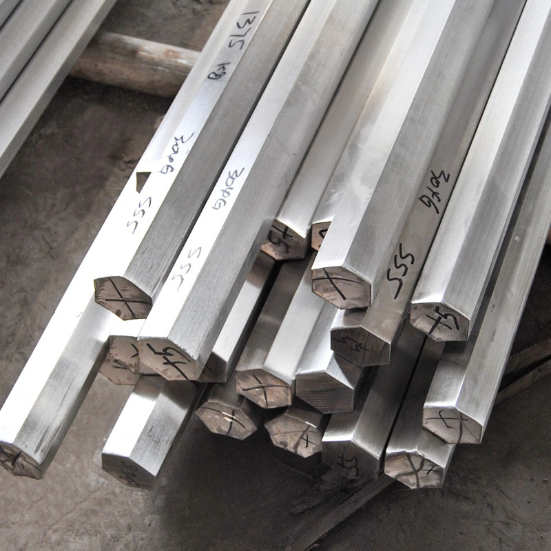 409 410 420 430 431 Metal Building Materials Round Square Hex Flat Angle Channel Rods 4mm/6mm/10mm Stainless Steel Bars Factory Price