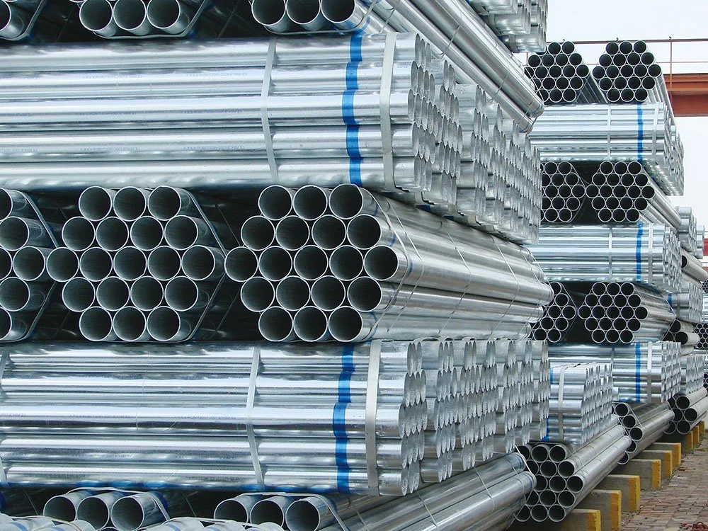 4 Inch 6 Inch ASTM A53 BS 1387 Ms Pipe Hot DIP Galvanized Steel Tube Gi Pipe Pre Galvanized Steel Pipe 1.5 Inch Galvanized Round Tubing for Greenhouse