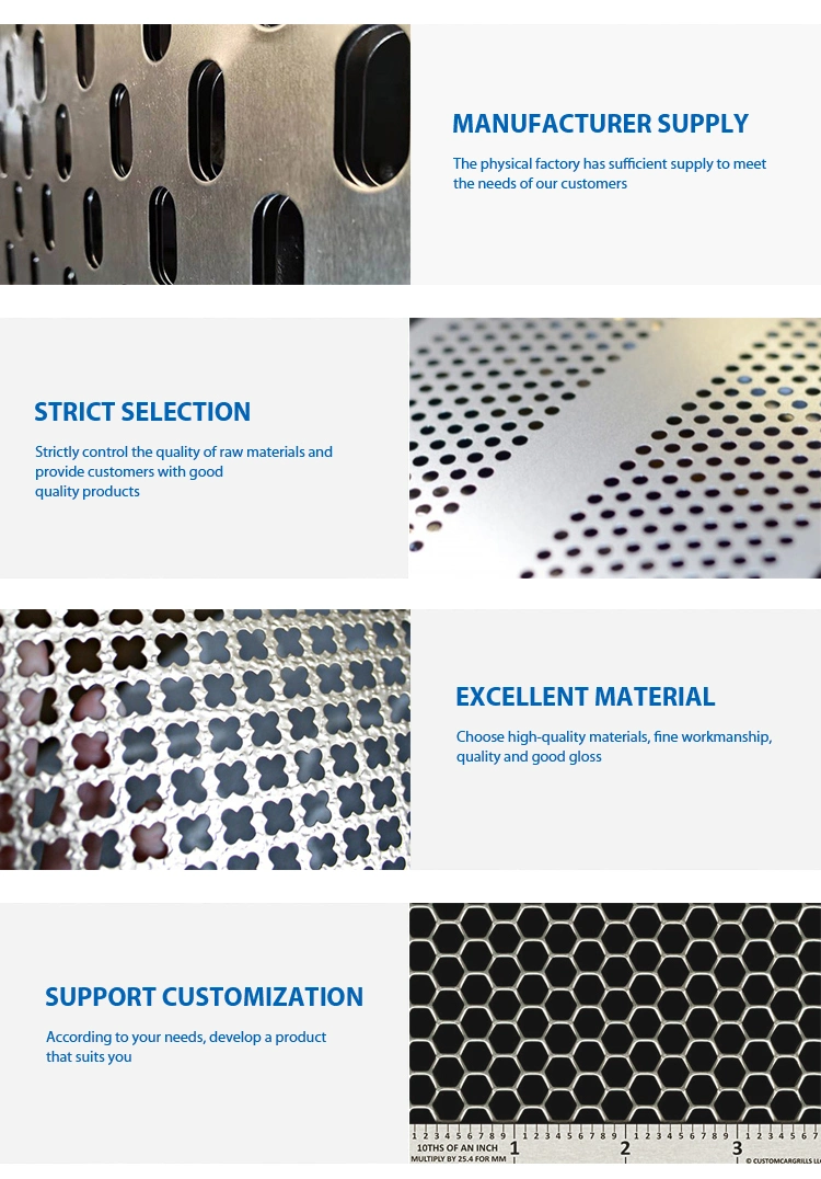 Stainless Steel Custom Micron Round Hole Perforated Metal Sheet