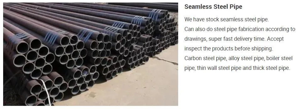 Good Price Smls Steel Pipe Carbon Seamless Steel CE Round Hot Rolled Regular Size Have Stock