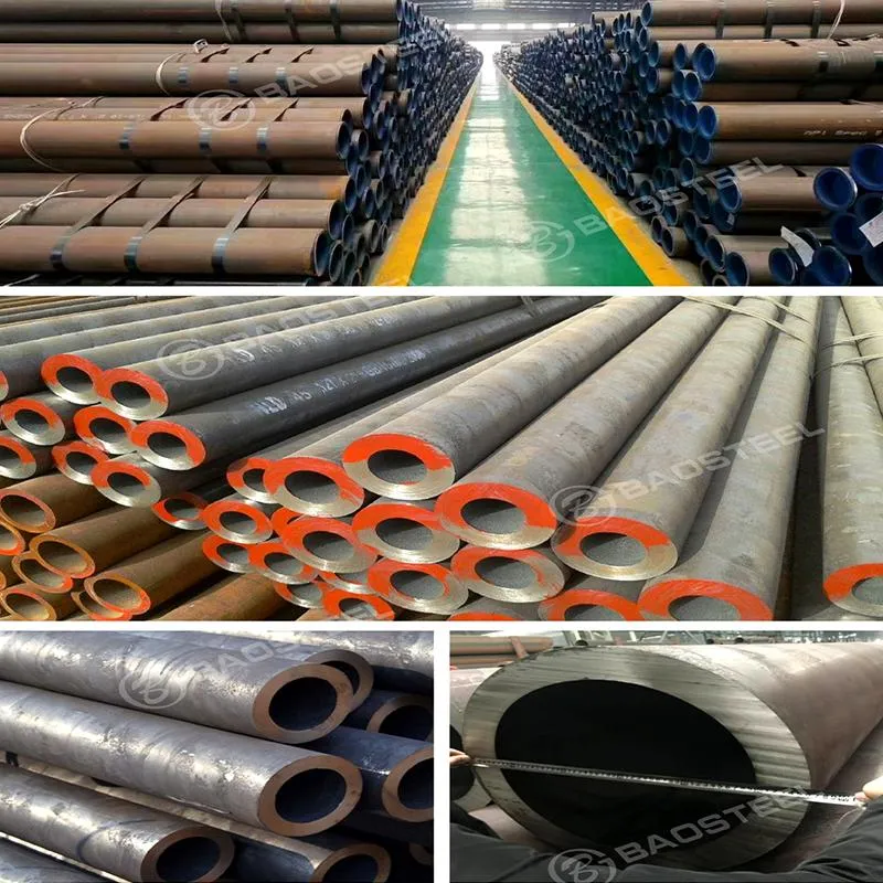 Bao Steel Q620e, Q690A Round Tube 6-610mm Outer Dia Seamless Carbon Steel Round Tube