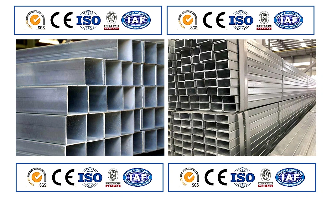 Hot/Cold Dipped Gi/Gl/PPGI/PPGL/Carbon Steel/Galvalume/Galvanized Steel Square/Rectangular/Round Steel Tube Pipe