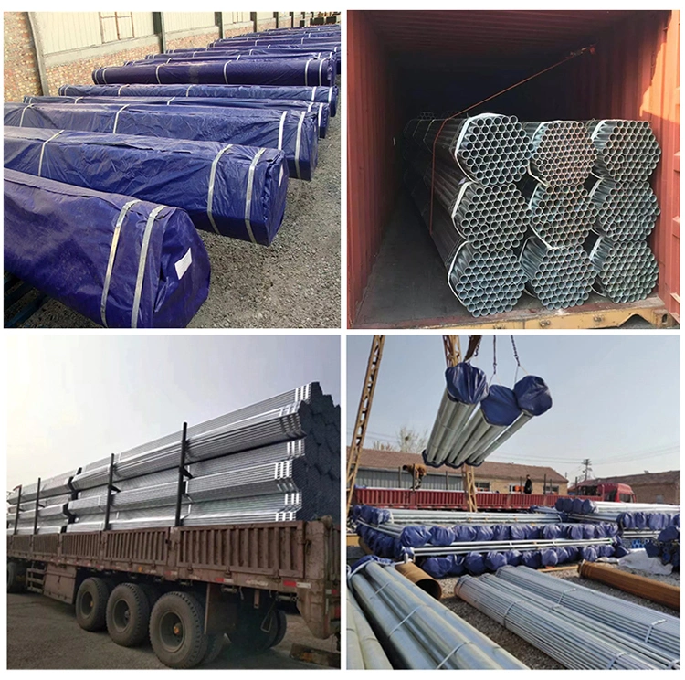 Hot Rolled Q195 Q235 Q345 Ss400 ASTM A53 Seamless Galvanized Steel Round Tube Pipe