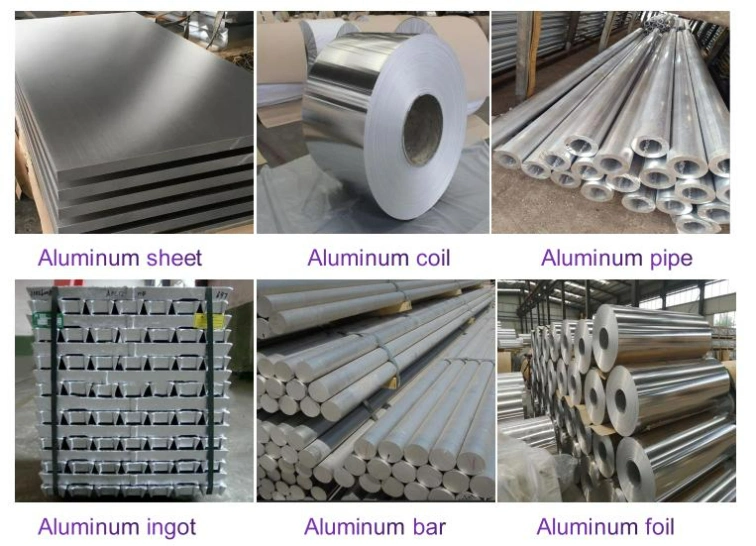 Aluminium Round Bar Rod 2024 5052 5083 6061 6063 6082 7075 in 3003 L Shaped Extruded Half Round Slotted Aluminum Bars for Sale Stock Price Flat Per Pound