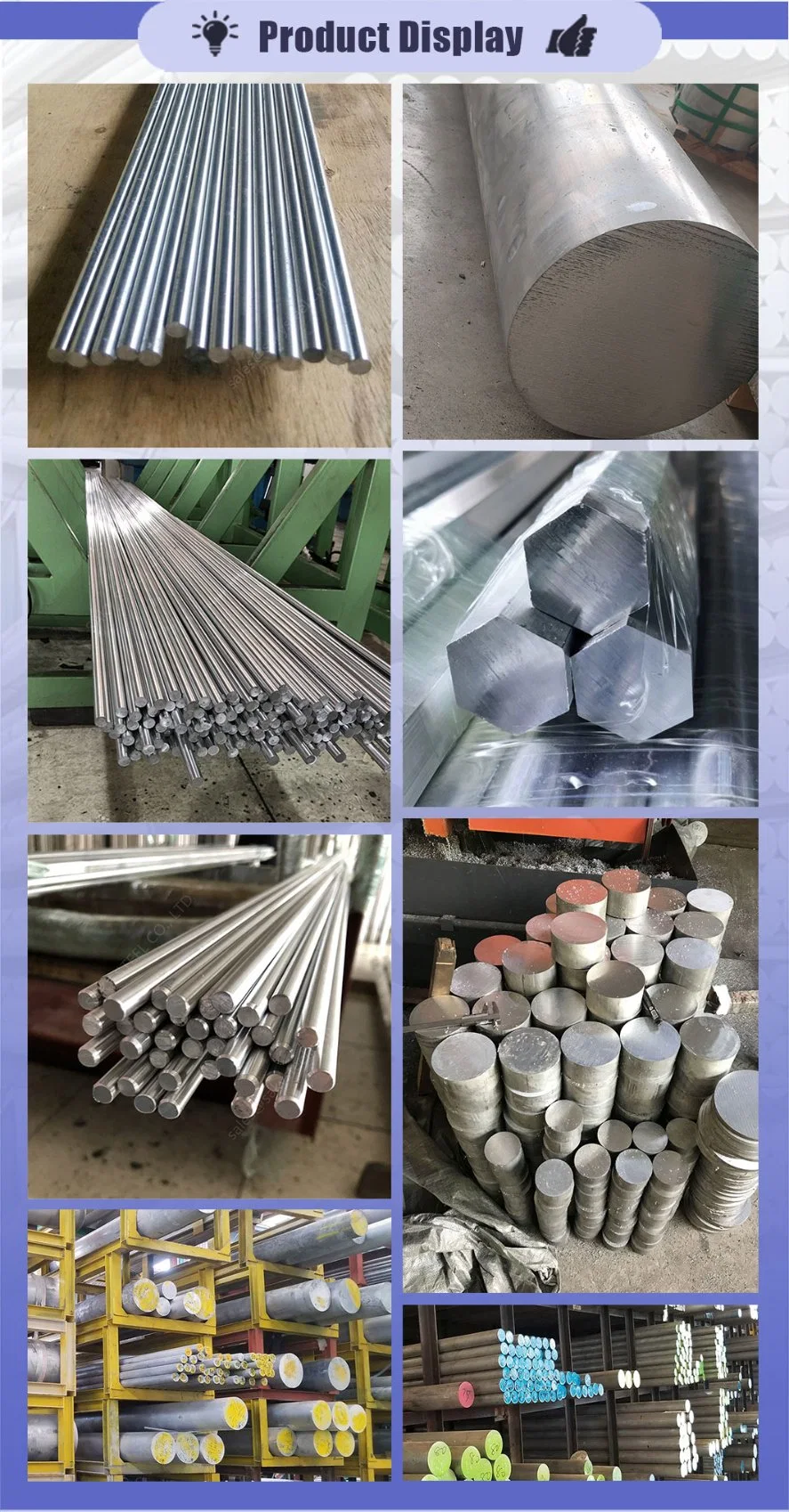 ASTM JIS DIN, GB Customized Size Aluminum Bar 1050 3003 4032 6061 6063 7075 Aluminum Bar