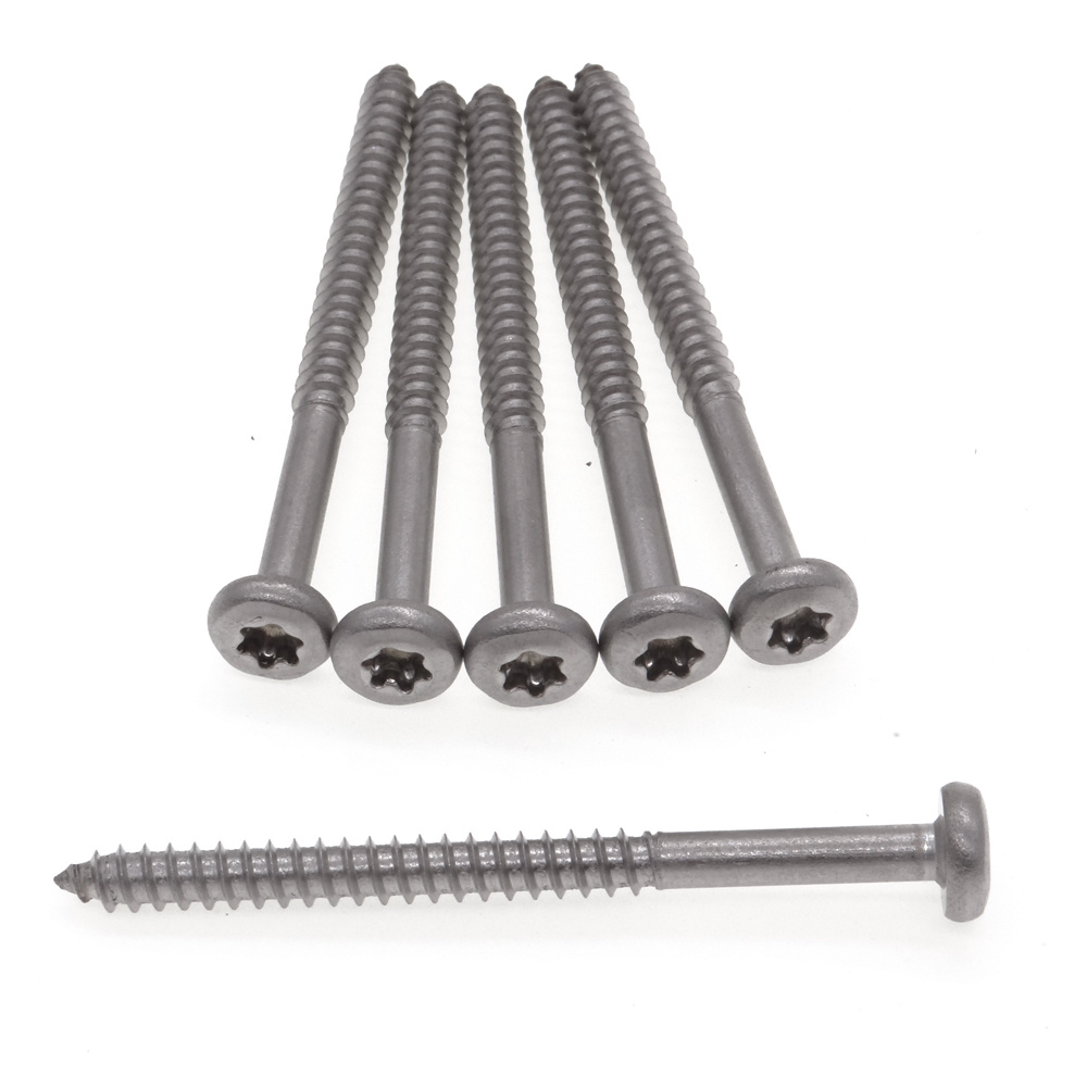 St4*50 Stainless Steel Torx Pan/Round Head Half Thread/Tooth Self-Tapping/Wood Screw