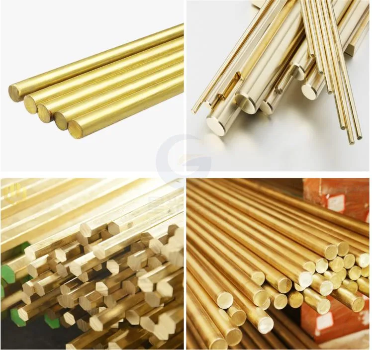 High Quality Metal Rod Brass Copper Bar Round Solid Bronze Brass Bar in Stock