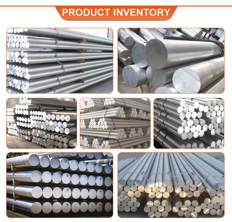 Aluminum Bar 6063 6061 Alloy Rod Aluminum Round Bar in Stock