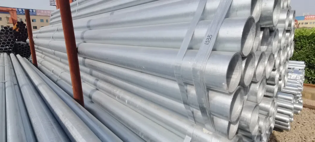 Straight Seamless Smls Low Caron Mild Steel Round Hot Galvanized Steel Pipes for Fence and Furniture