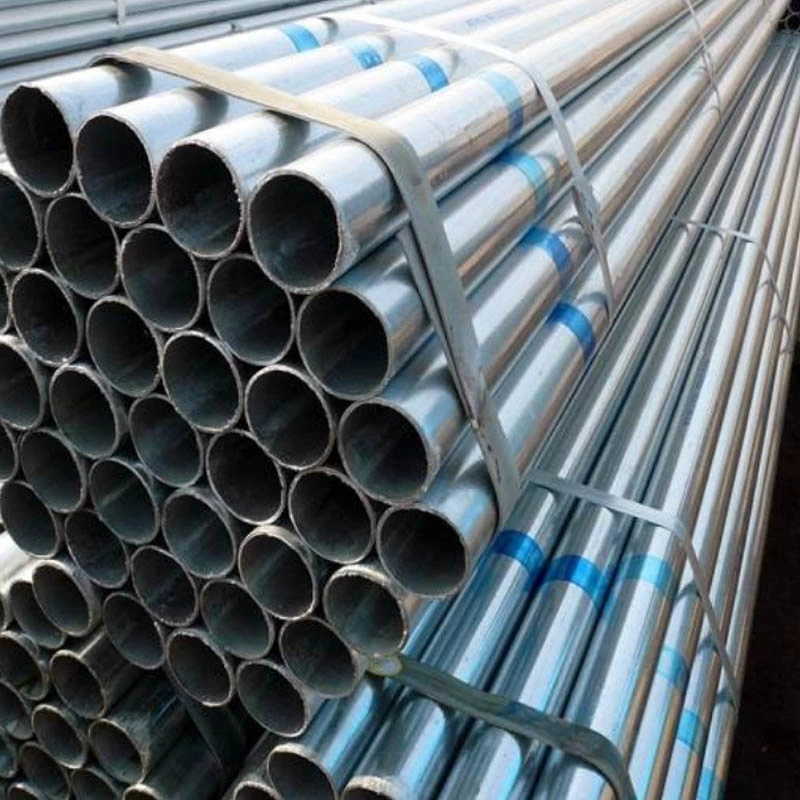 High Quality Hot DIP Round Steel Pipe Galvanized Steel Pipe ERW Steel Pipe