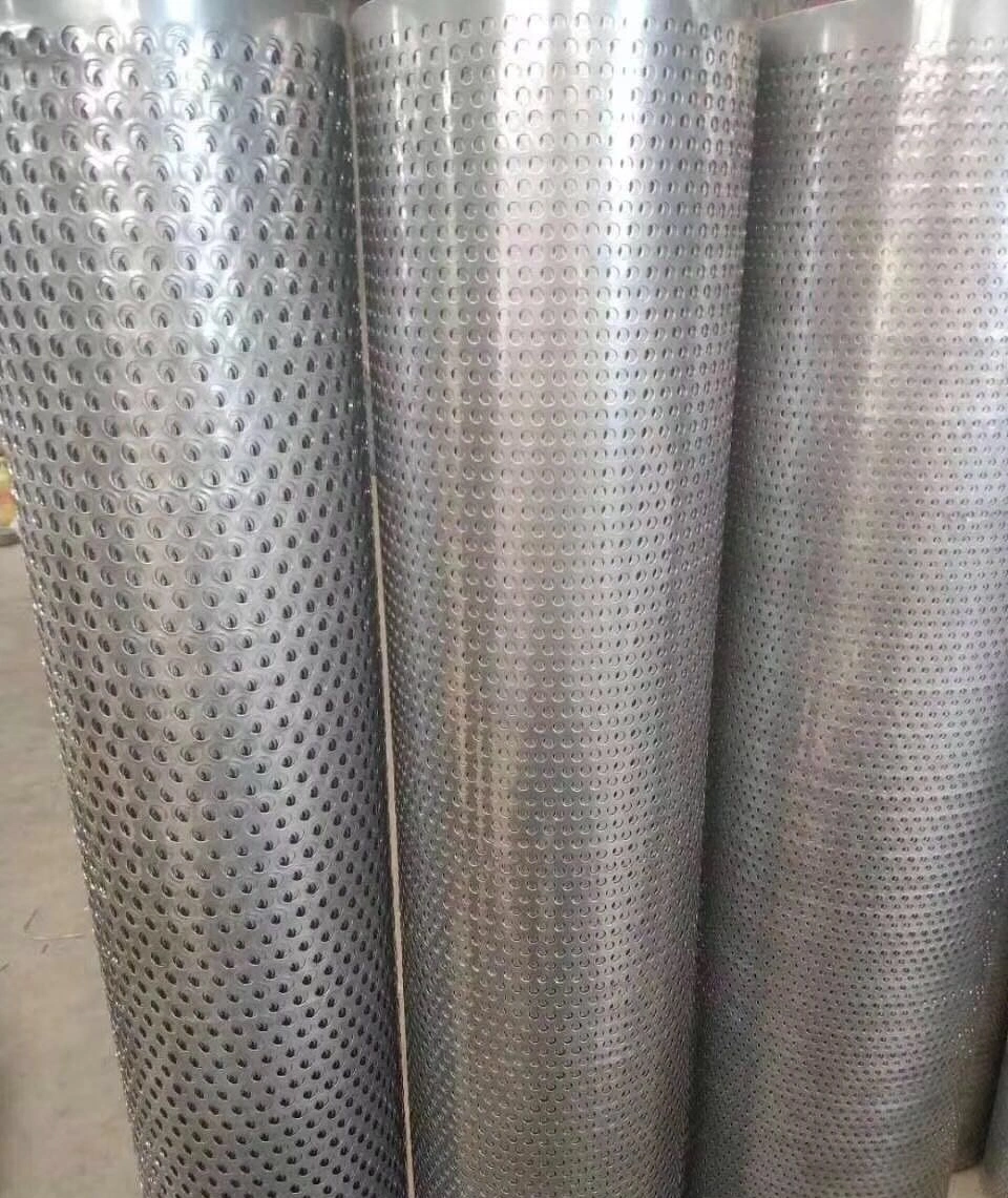 Round Hole Aluminum Sheet Metal Perforated Plate Screen