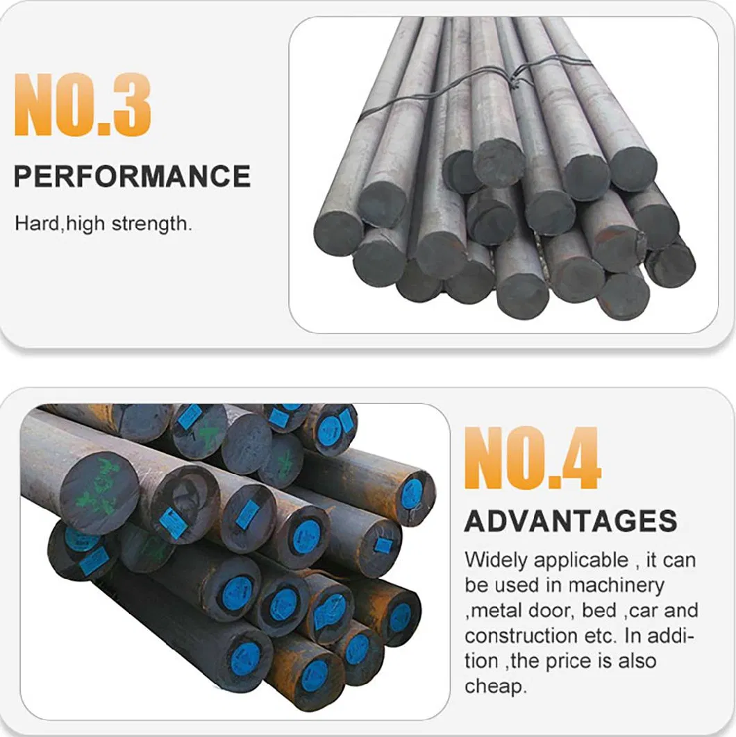 Od: 2-500mm Steel Rod Alloy Steel Round Bar 40cr 4140 4130 42CrMo Cr12MOV H13 D2 Tool Steel Rod