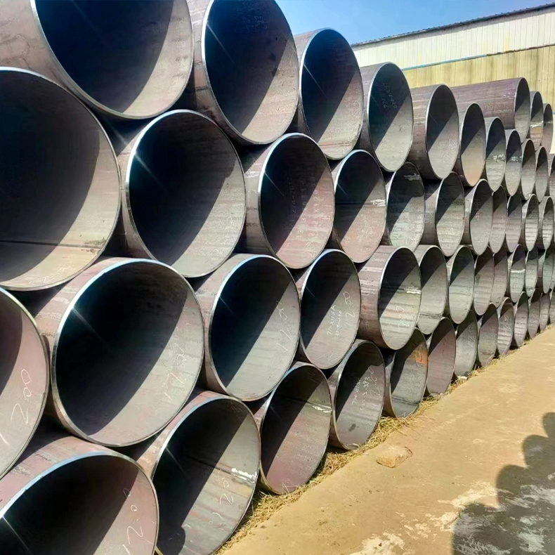 Round Black Pipe St44 20inch 24 Inch Mild Carbon Welded Seamless Tube Carbon Steel Pipe
