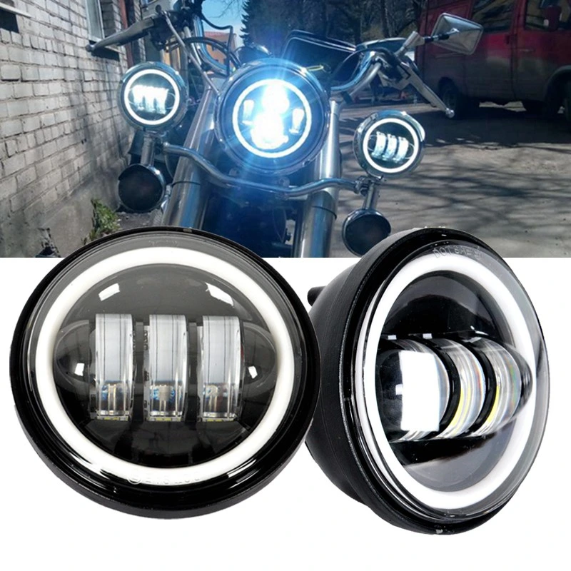 4-1/2 4.5 Inch Auto Round Motorcycle Driving Passing LED Fog Light