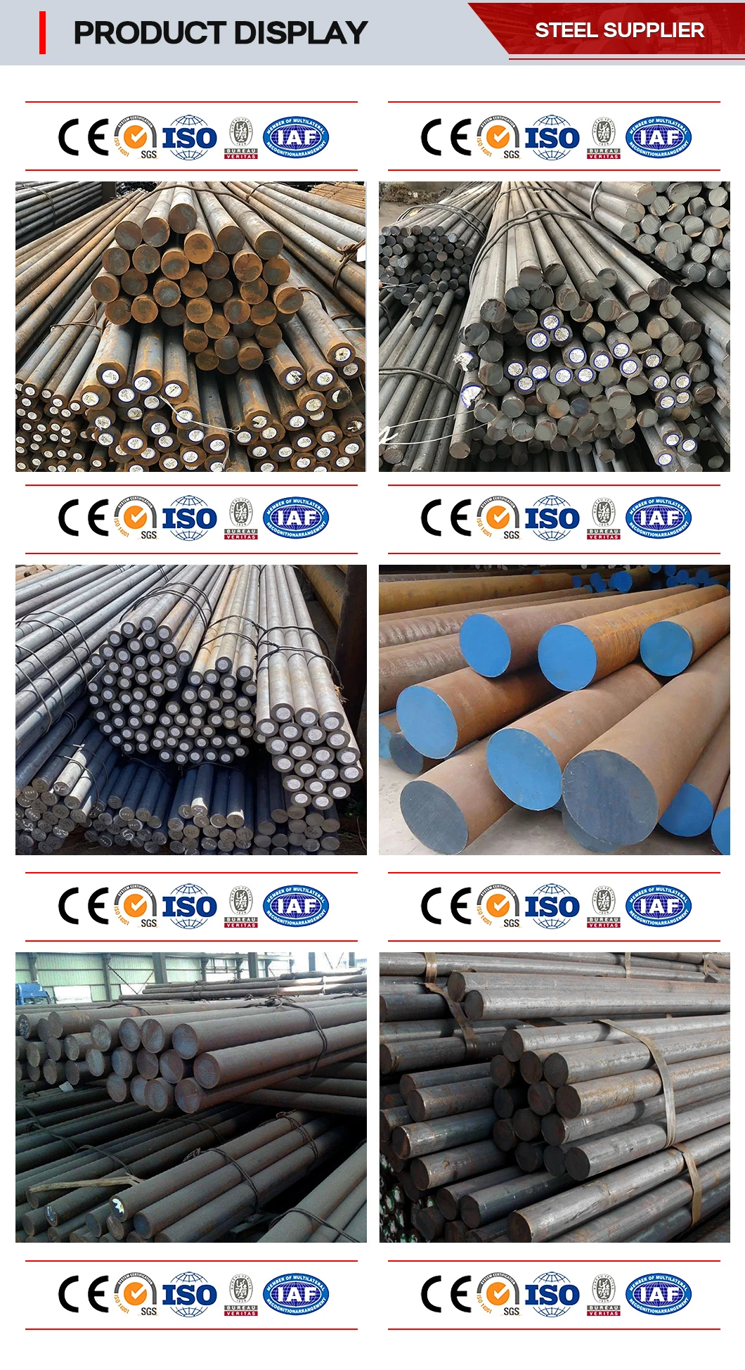 Wugang Steel Cheap Price Carbon Steel Round Rod Silver Steel Rod Bar China Made