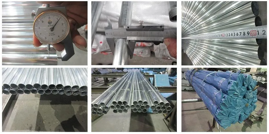 SGCC Inch Customized Round / Square Tubing Hot Dipped Galvanized Steel Tube Pipe