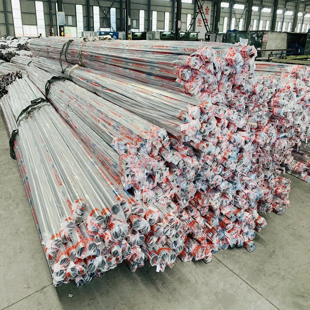 Factory 201 304 304L 316 316L Ss Round Pipe Welded Inox Tube ERW 16mm-2000mm Diameter Stainless Steel Ss Pipes