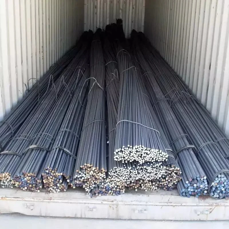 Construction Steel Rebar Iron Rod HRB400 HRB500 Hot Rolled Deformed Steel Bar Concrete Reinforced Steel Rebar