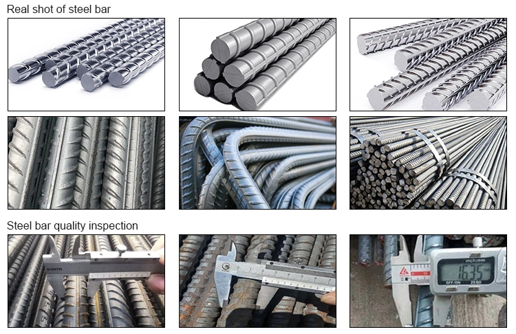 6mm 8mm Deformed Steel Rebar B500b Hrb400e 6m 12m Deformed Steel Iron Rod Bar