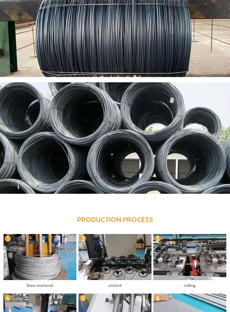 Hot Rolled Steel Wire Stainless Steel 304 316 Wire High Strength Wire Rod 3.5 mm 14mm Stainless Steel Wire Rod 12mm