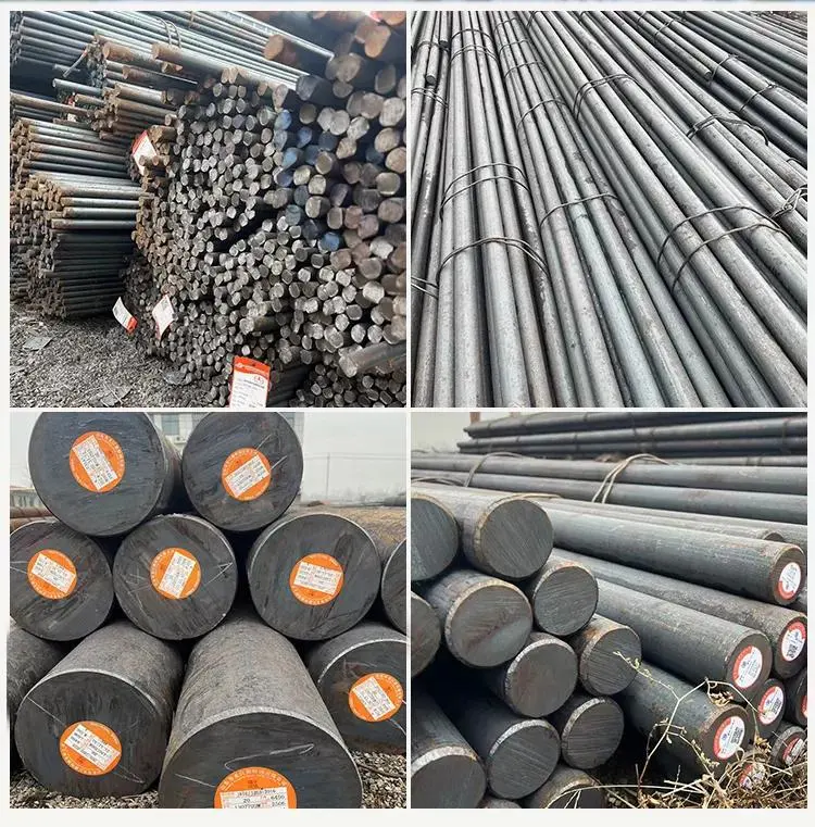 Factory Hot Sale S50c/1050/S45c/1045 Hot Rolled Black Iron Steel Solid Rods 1095 Carbon Steel Bar/Round Bar