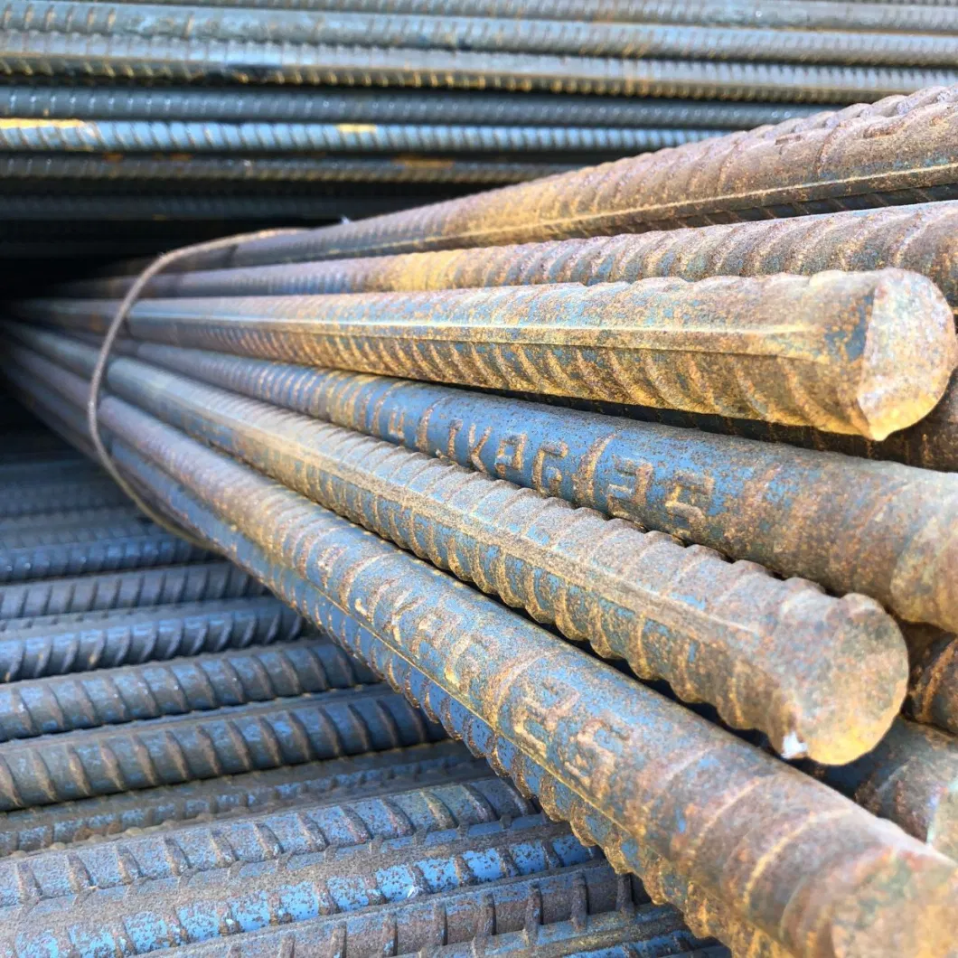 Deformed Steel Rebar SD390 SD490 SD295 Steel Bar 20# 45# Mild Carbon Iron Steel Bar