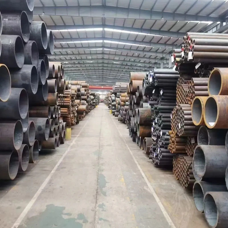 ASTM Q235B A36 Schedule 40 Construction 14 20 24 30 Inch Black Round Tube Reasonable Seamless Carbon Steel Pipe