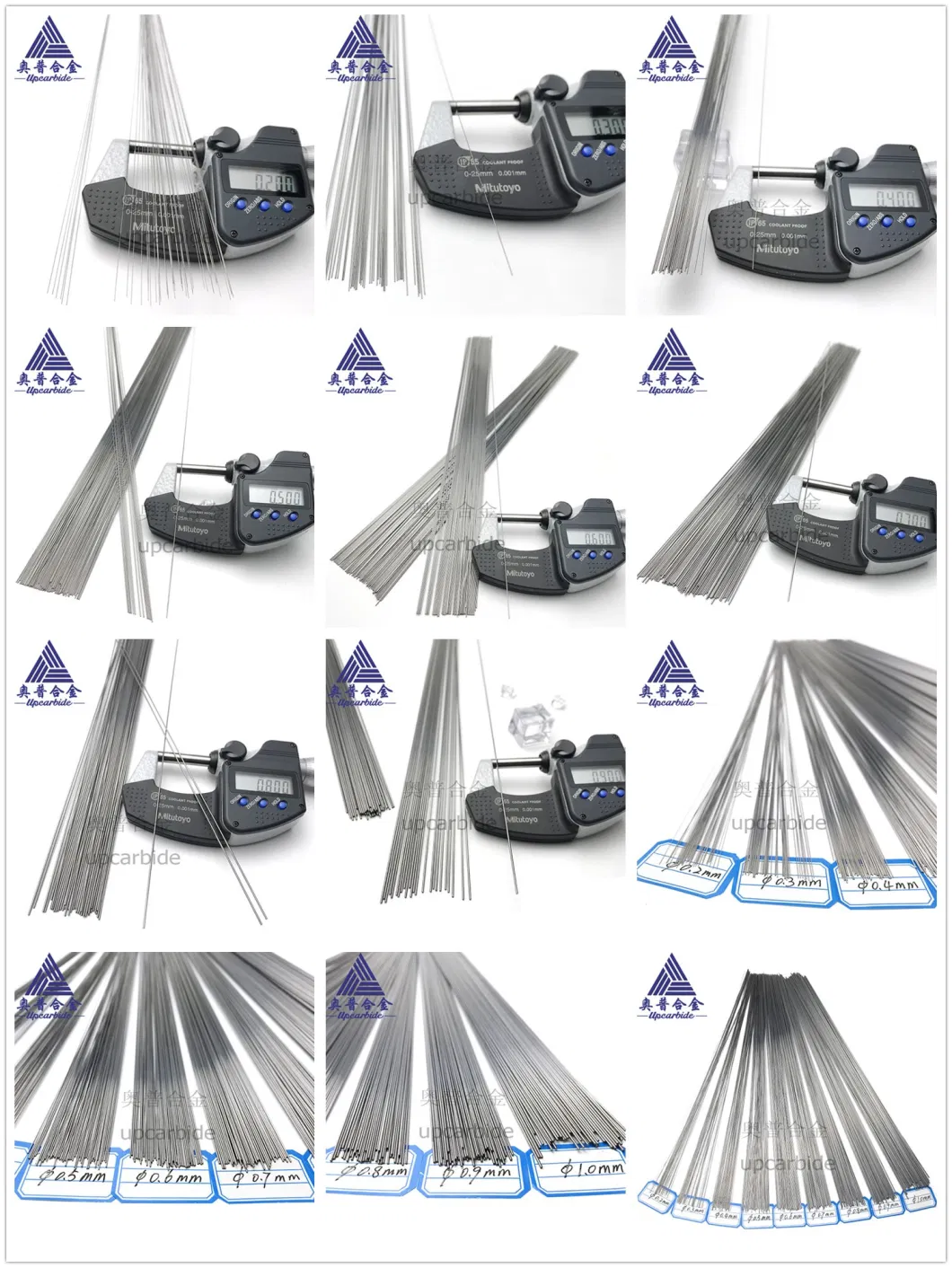 Yl10.2 Factory Carbide Rods Two Helical Coolant Holes/H6 Polished Rod/ Central Coolant Hole Carbide Rods