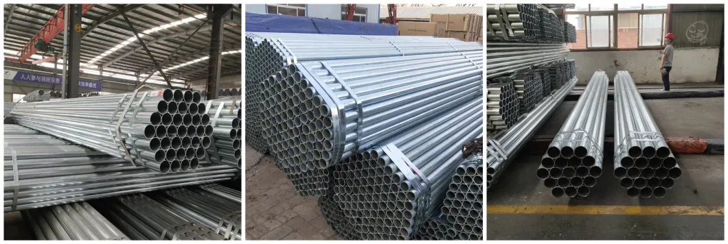 High Quality Gi Pipe Galvanized Steel Round Pipe for Greenhouse Galvanized Steel Tube Round