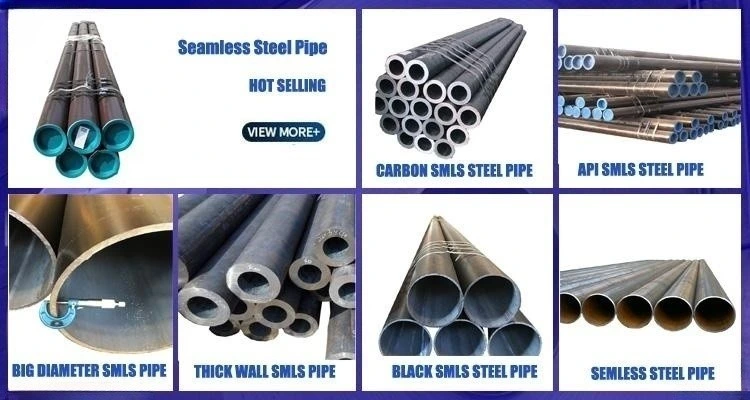 Carbon Steel Round/Rectangler/Square Hollow Section Ms Pipe Welded/Seamless Tube Low Mild Metal Tubing