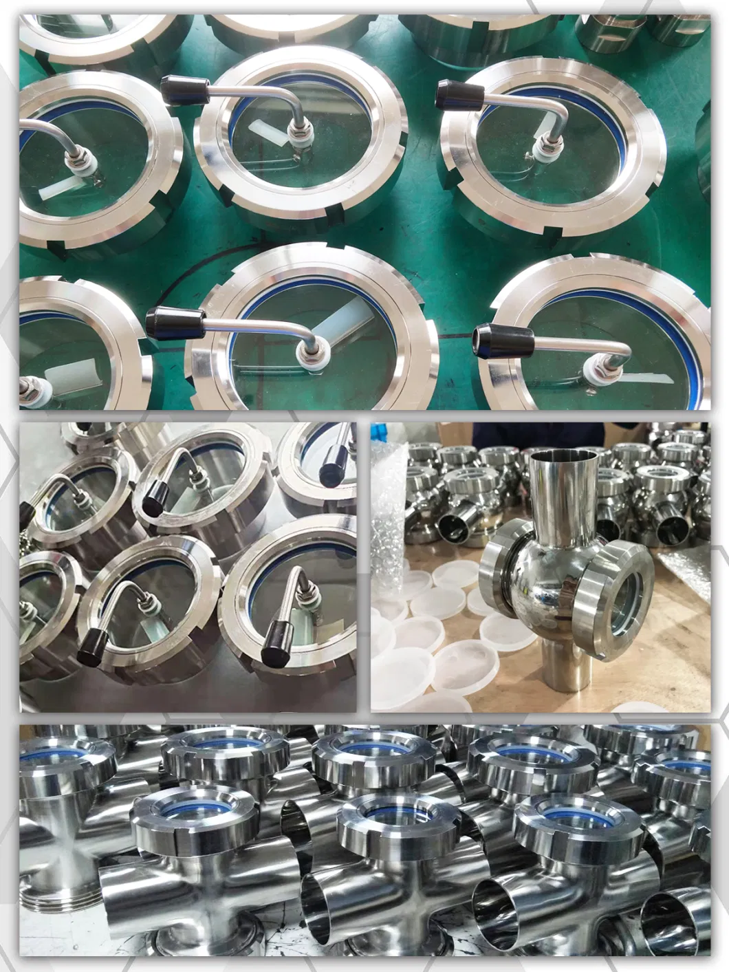 Stainless Steel Sanitary Tubular Welding in-Line Sight Glass for Tank Equipment