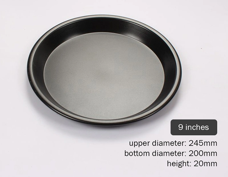 Home Kitchen Bakery 6/7/8/9/10 Inch Aluminium Metal Non Stick Round Pizza Pie Pastry Food Baking Plate