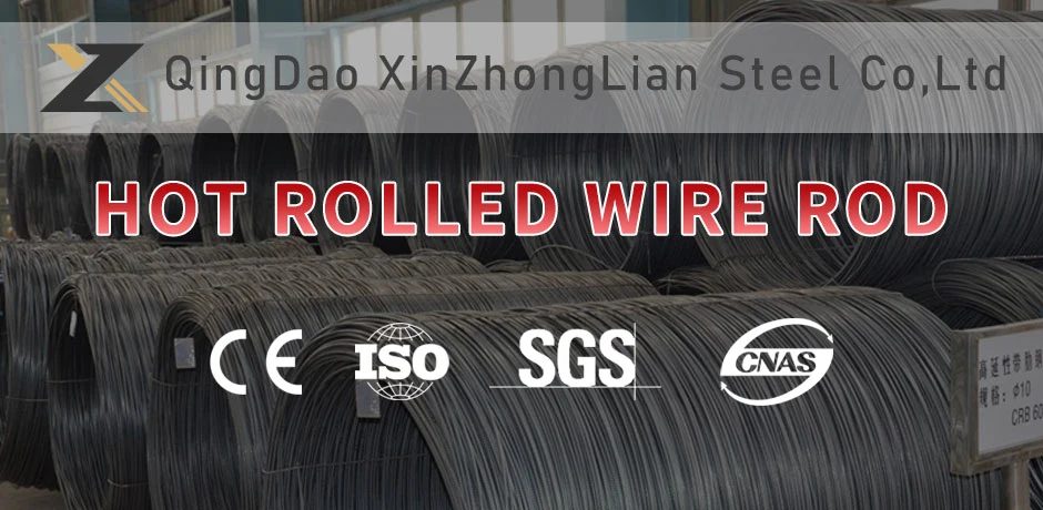 SAE1006 / SAE1008 / Q195 / Q235 Hot Rolled Low Carbon / 5.5 mm / 6.5 mm Hot Rolled/Surface Phosphating/Hot DIP Galvanized/Coating Oil Steel Wire Rod