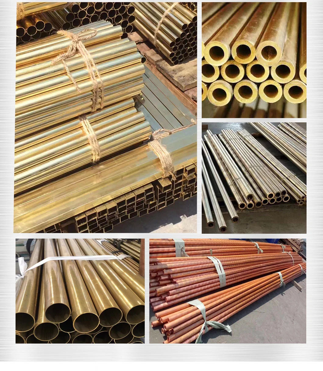 Factory Round Non-Alloy Metal Cathode Fitting Tubing Sheet Brass Wire Copper Pipe