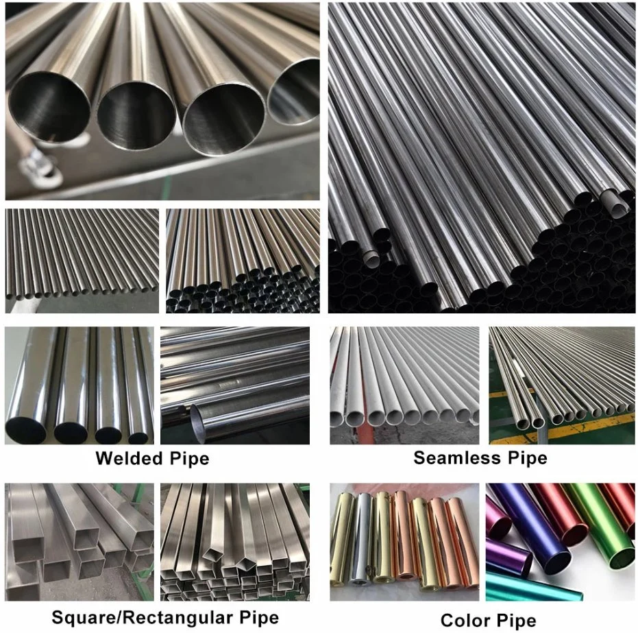 Professional Manufacturer Supply Ss Tubing ASTM 201 202 301 304 304L 316L 317L 309S 310S 347 430 321 2205 Round Square Stainless Steel Tube for Construction