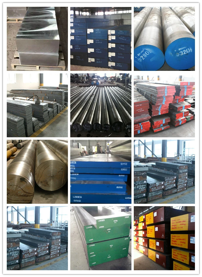 Alloy Steel with 1.2581 H21 SKD5 Grades Tool Steel Plate Round Bar Flat Steel Block