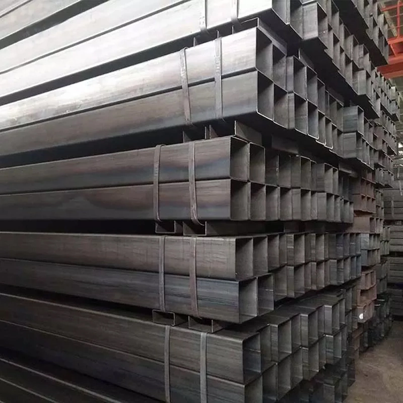 A53 A106 Square Hollow Section Square / Rectangular / Round Black Welded Steel Pipe Steel Tube