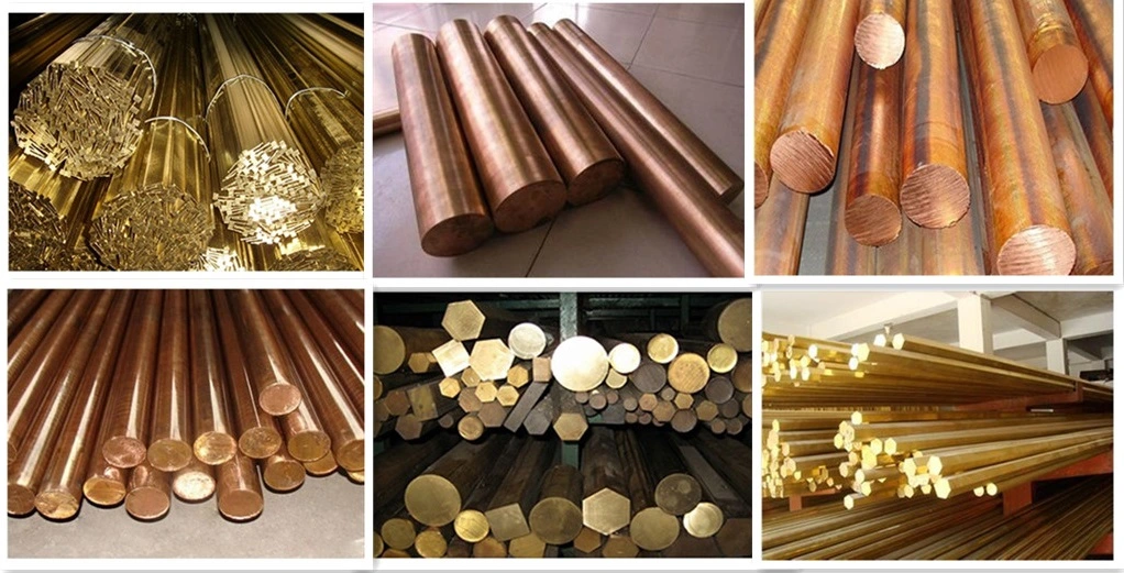 C21000 C22000 C26800 C28000 Round Copper Rod Brass Copper Rod Copper Bar 5/8 Inch