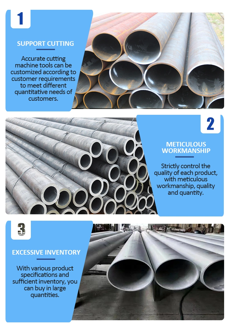 China Hot Selling 22*1.2 304 Round Stainless Steel Pipe Can Be Customized Seamless Stainless Steel Pipe ASTM Standard High Quality Big Size Steel Pipe 5 Inch