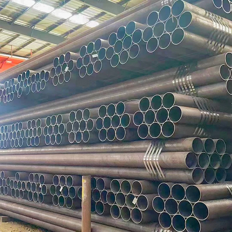 Round Black Pipe St44 20inch 24 Inch Mild Carbon Welded Seamless Tube Carbon Steel Pipe