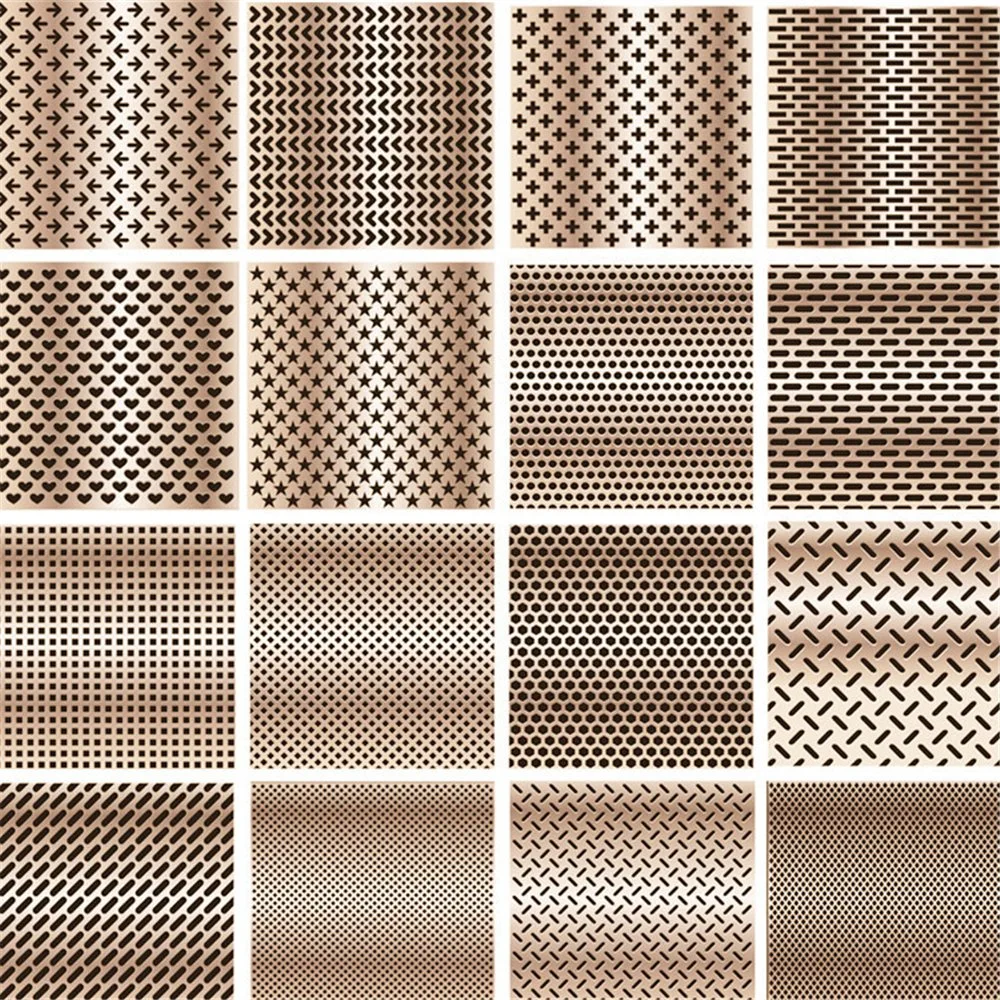 Popular Sales Perforated Sheet 1.0mm 1.2mm Stainless Steel Plate Regular Pattern with Round Holes