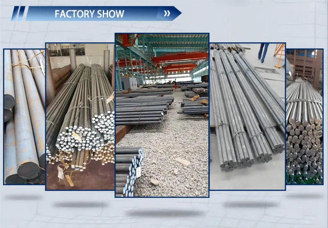 Factory Directly Supply Cold Rolled Black and Bright Round Bar/ Forged Steel Round Bar/ Mild Steel Round Bar