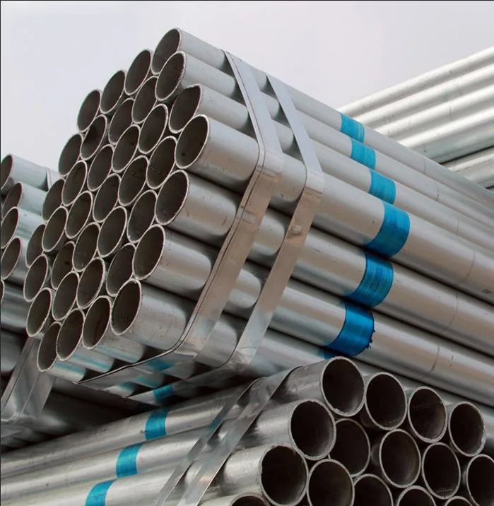 Galvanised Steel Square/Round Tube Hot Dipped Zinc Coating 40*40mm En10255 Welded/Seamless for Scaffolding