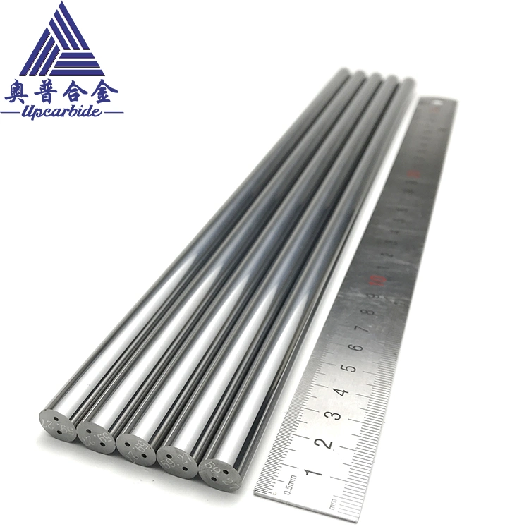 Yl10.2 Factory Carbide Rods Two Helical Coolant Holes/H6 Polished Rod/ Central Coolant Hole Carbide Rods