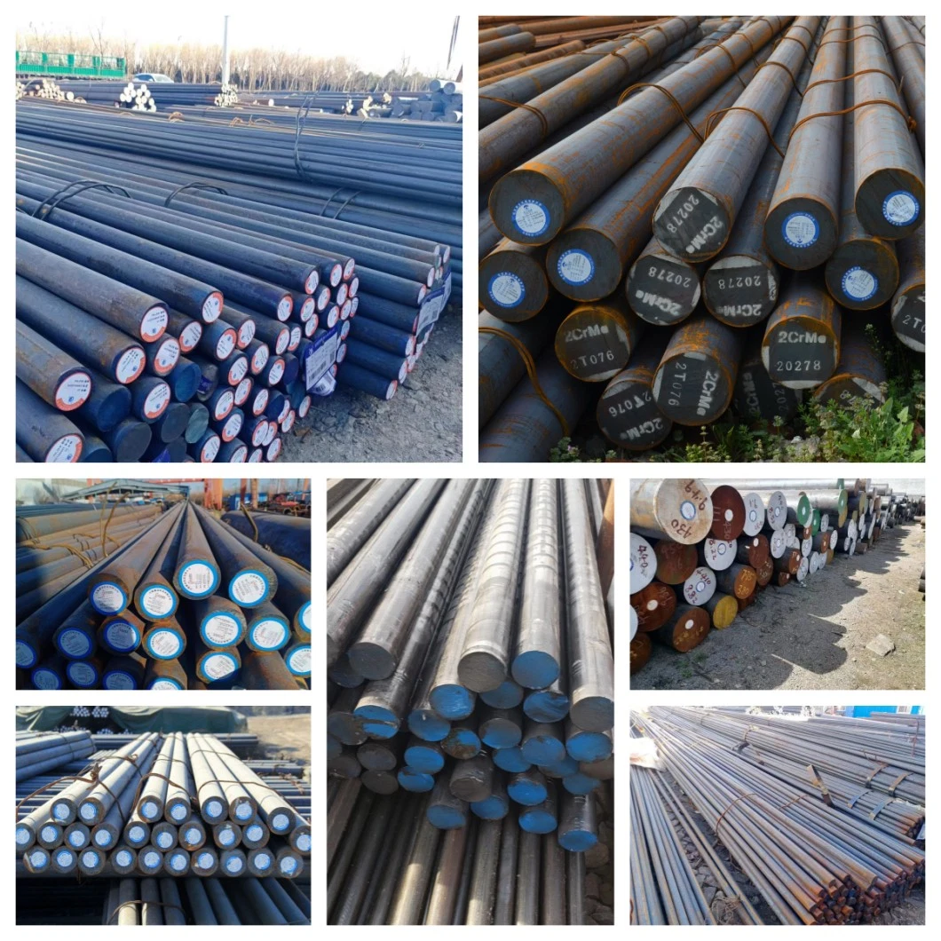 Carbon Round Steel Hot Rolled Carbon Steel Solid Round Rods Building Materials Steel Bars