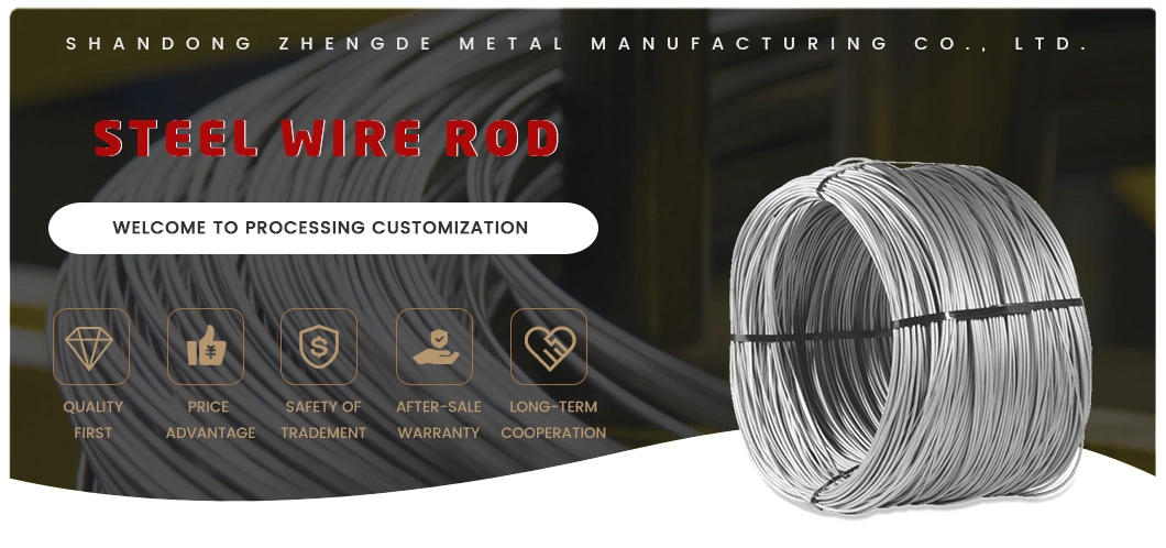 Factory Hot Sale SAE 1008 5.5mm 6.5mm 8mm 10mm 12mm Hot Rolled Low Carbon Steel Wire Rod in Coils