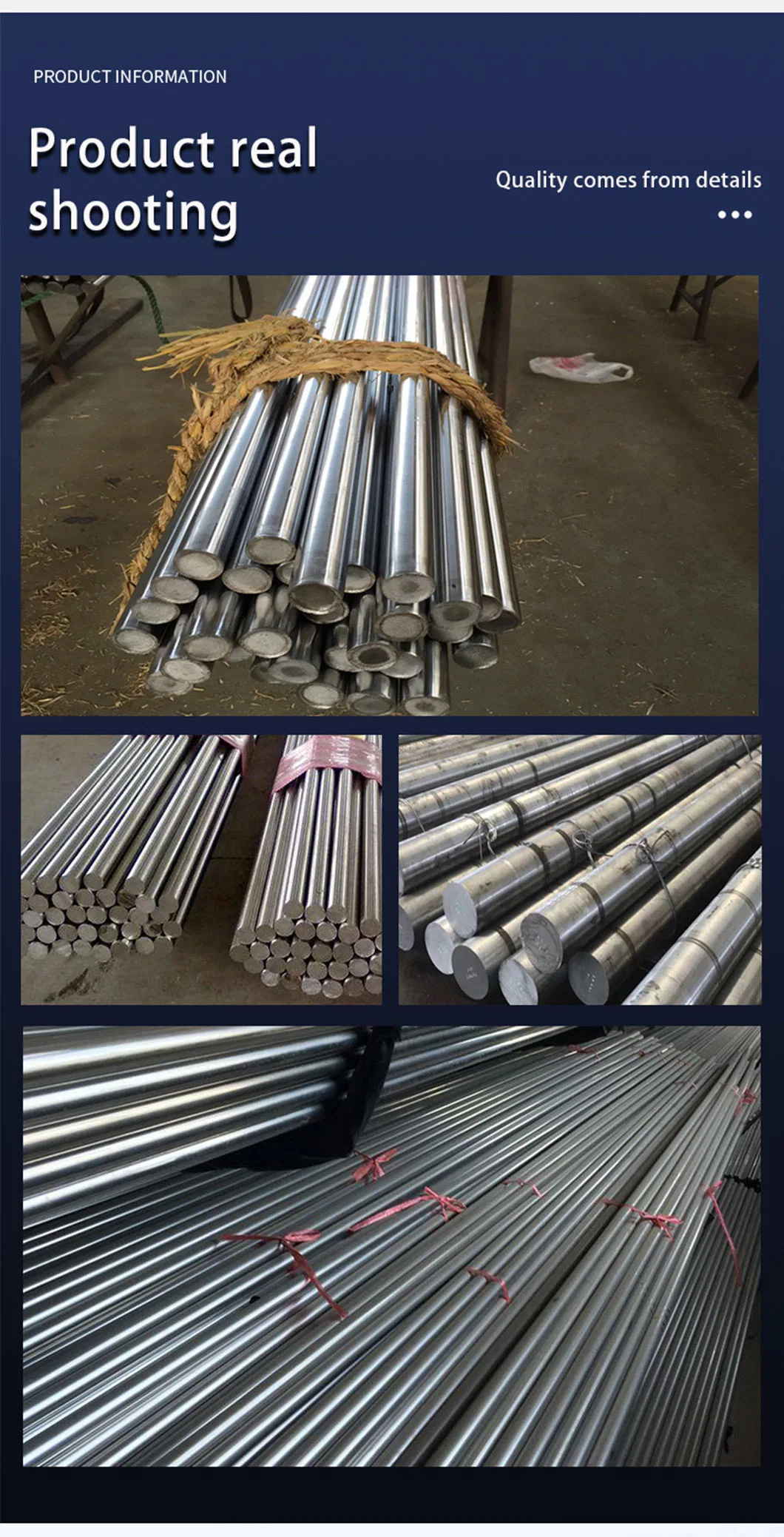 China Supplier 2b Ba Hl AISI ASTM SUS Ss 304h Stainless Steel Round Rod / Bar