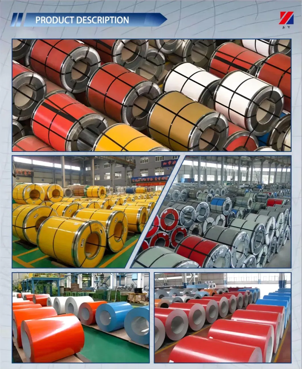 Gi/PPGI/PPGL Ral Wooden Pattern Zinc/Al-Zn/Color Coated Coating Colored Galvanized Galvalume Steel Coil/Sheet/Strip/Roll/Plate Round/Square Pipes/Tubes