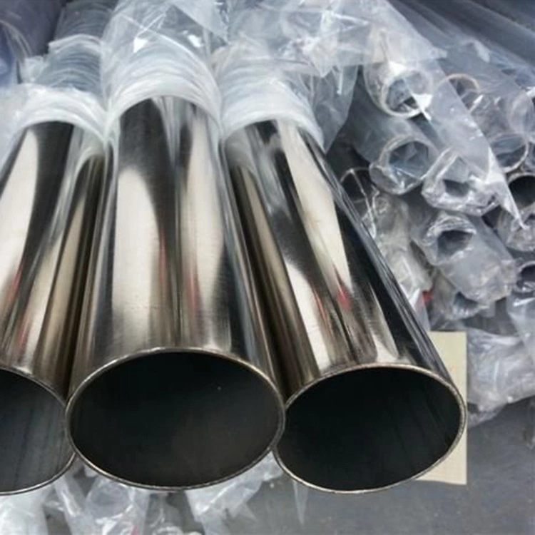 Hot Sale 201 Decorative Mirror Stainless Steel Pipes Ss Round Tubes 2 Inch
